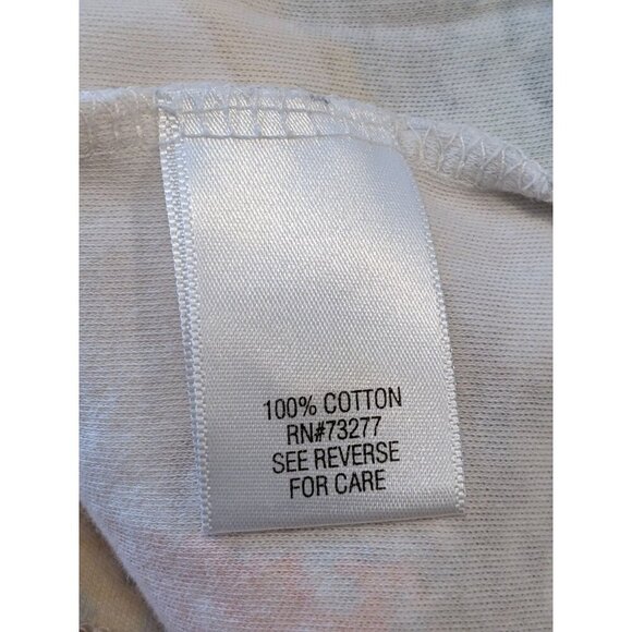 Croft & Barrow Plus 2X Top Shirt Orange Yellow Floral Flower Short Sleeve Cotton - Picture 7 of 8